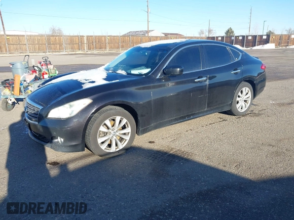 2011 Infiniti M with VIN JN1BY1AR6BM375099, listed as a IAAI auction lot 41451079 with 228,226 mi miles and . Bid and sale history available at carsss.com. Image 2.