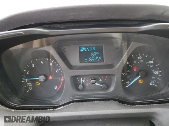 2017 Ford Transit with VIN 1FTYR1ZM0HKA75303, listed as a Copart auction lot 46233835 with 216,645 mi miles and Clean Title. Bid and sale history available at DreamBid. Image 9.