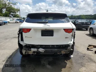 2020 Jaguar F-Pace 25t Premium with VIN SADCJ2FX5LA645580, listed as a Copart auction lot 64662805 with 45,932 mi miles and Salvage title. Bid and sale history available at DreamBid. Image 6.