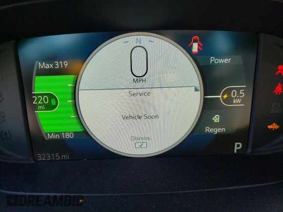 2020 Chevrolet Bolt EV Premier with VIN 1G1FZ6S01L4106849, listed as a Copart auction lot 71180772 with 32,315 mi miles. Bid and sale history available at carsss.com. Image 9.