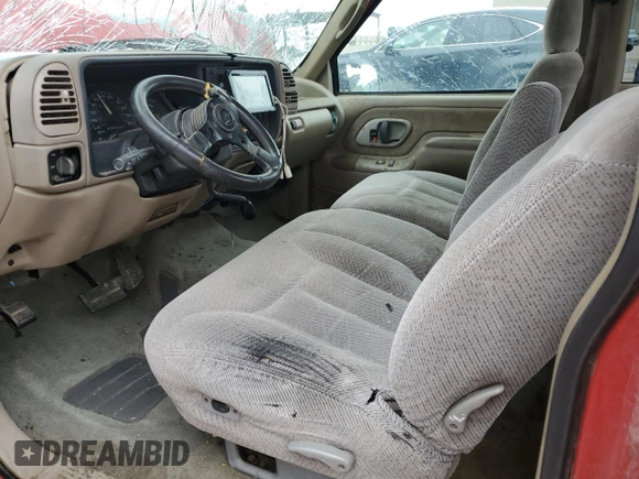 1996 GMC Sierra 1500 with VIN 2GTEC19W5T1518141, listed as a Copart auction lot 51842195 with 351,759 mi miles and Salvage Title. Bid and sale history available at DreamBid. Image 8.