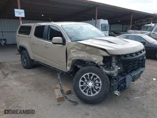 2021 Chevrolet Colorado 4WD ZR2 with VIN 1GCGTEEN2M1289583, listed as a IAAI auction lot 41571228 with 26,783 mi miles. Bid and sale history available at carsss.com. Image 1.