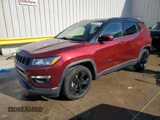 2021 Jeep Compass Latitude with VIN 3C4NJCBB8MT526873, listed as a Copart auction lot 48359115 with 86,379 mi miles and Salvage Title. Bid and sale history available at carsss.com. Image 1.