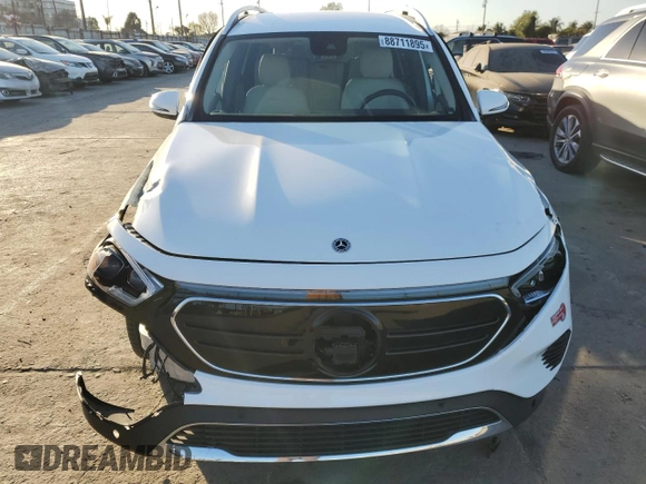2023 Mercedes-Benz EQB 250+ z VIN W1N9M0CB9PN051060, wystawiony jako Copart lot #88711895 z przebiegiem 19 154 mil mil oraz Szkoda całkowita • Salvage title. Historia ofert i sprzedaży dostępna na DreamBid. Obrazek 5.