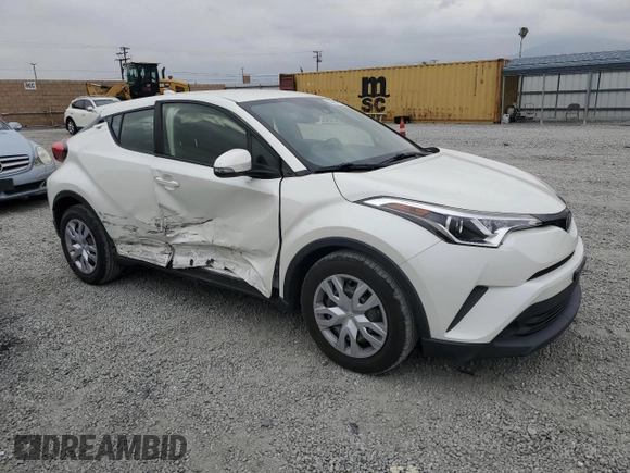 2019 Toyota C-HR XLE with VIN JTNKHMBX9K1059561, listed as a Copart auction lot 53568795 with 58,912 mi miles and Salvage Title. Bid and sale history available at DreamBid. Image 4.