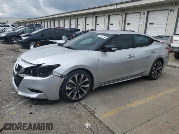 2016 Nissan Maxima S with VIN 1N4AA6AP8GC402928, listed as a Copart auction lot 73480344 with 79,537 mi miles and Salvage Title. Bid and sale history available at DreamBid. Image 1.