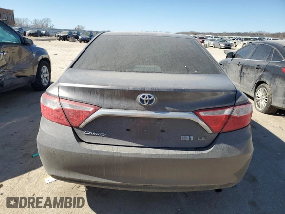 2017 Toyota Camry Hybrid LE with VIN 4T1BD1FK5HU220892, listed as a Copart auction lot 47309655 with 66,327 mi miles and Salvage Title. Bid and sale history available at carsss.com. Image 6.