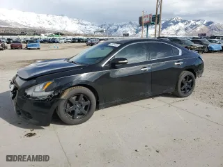 2012 Nissan Maxima 3.5 S with VIN 1N4AA5AP9CC805952, listed as a Copart auction lot 47023235 with 186,220 mi miles and Salvage Title. Bid and sale history available at carsss.com. Image 1.