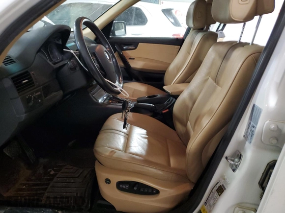 2008 BMW X3 3.0si with VIN WBXPC93468WJ24035, listed as a Copart auction lot 46179645 with 264,916 mi miles and Salvage Title. Bid and sale history available at carsss.com. Image 7.