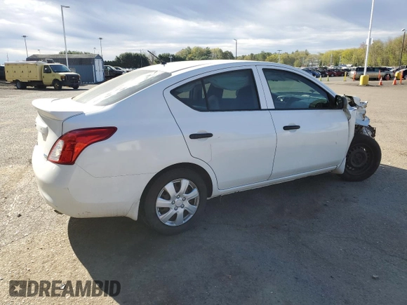 2014 Nissan Versa S Plus with VIN 3N1CN7AP4EL871886, listed as a Copart auction lot 55103865 with 132,525 mi miles and Salvage Title. Bid and sale history available at DreamBid. Image 3.