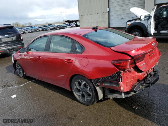 2021 Kia Forte LXS with VIN 3KPF24AD1ME383800, listed as a Copart auction lot 46525745 with 51,870 mi miles and Salvage Title. Bid and sale history available at carsss.com. Image 2.