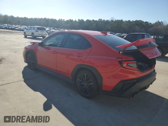 2022 Subaru WRX Premium with VIN JF1VBAF63N9011911, listed as a Copart auction lot 43696405 with 51,382 mi miles and Salvage title. Bid and sale history available at DreamBid. Image 2.