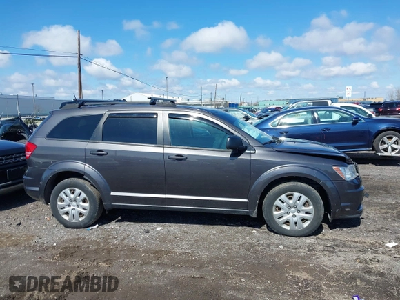 2018 Dodge Journey SE with VIN 3C4PDCAB3JT506088, listed as a IAAI auction lot 41969875 with 47,567 mi miles and . Bid and sale history available at carsss.com. Image 13.