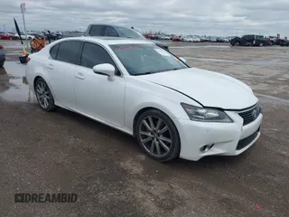2015 Lexus GS 350 with VIN JTHBE1BL8FA013913, listed as a IAAI auction lot 41562066 with 174,383 mi miles. Bid and sale history available at carsss.com. Image 1.