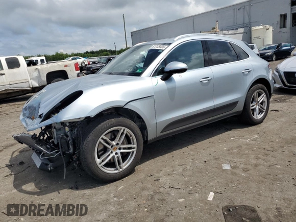 2021 Porsche Macan with VIN WP1AA2A58MLB14290, listed as a Copart auction lot 61235505 with 24,347 mi miles and Salvage title. Bid and sale history available at DreamBid. Image 1.