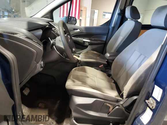2014 Ford Transit Connect XLT with VIN NM0LE7F71E1156803, listed as a Copart auction lot 63474245 with 348,140 mi miles and Salvage title. Bid and sale history available at DreamBid. Image 7.