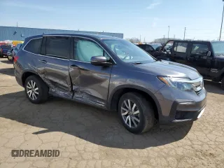 2021 Honda Pilot EX-L with VIN 5FNYF6H53MB085332, listed as a Copart auction lot 50168585 with 60,170 mi miles and Non Repairable. Bid and sale history available at DreamBid. Image 4.