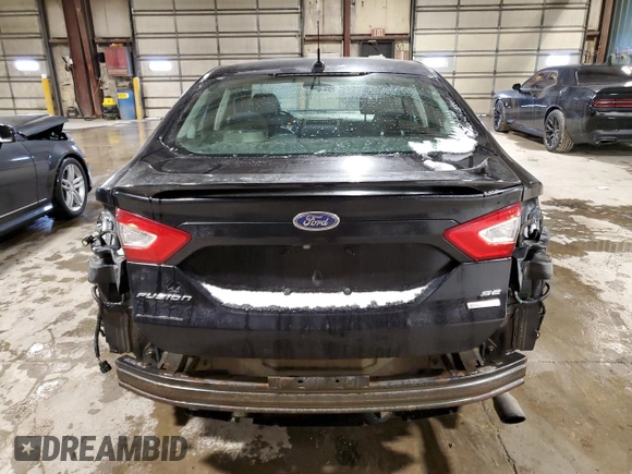 2016 Ford Fusion SE with VIN 3FA6P0HD2GR232628, listed as a Copart auction lot 44805145 with 133,507 mi miles and Salvage Title. Bid and sale history available at carsss.com. Image 6.