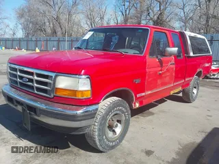 1996 Ford F-150 with VIN 1FTEX14N4TKA35971, listed as a IAAI auction lot 41744323 with 187,572 mi miles. Bid and sale history available at carsss.com. Image 2.