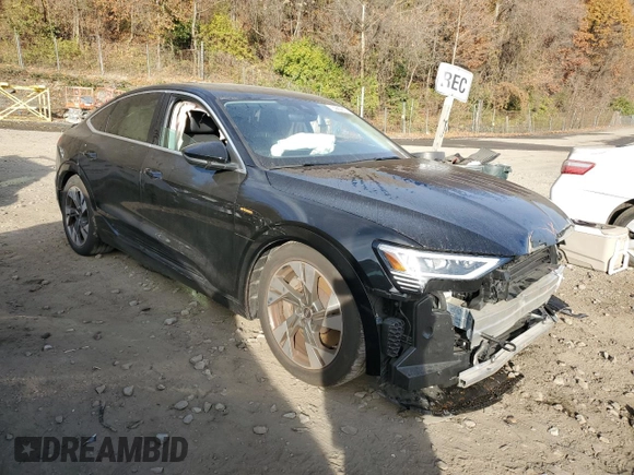 2022 Audi e-tron Sportback S line Premium Plus z VIN WA12AAGE2NB041104, wystawiony jako Copart lot #75980913 z przebiegiem Nie podano mil oraz Nie do naprawy • Non repairable. Historia ofert i sprzedaży dostępna na DreamBid. Obrazek 4.