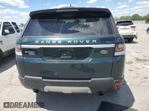 2016 Land Rover Range Rover Sport HSE with VIN SALWR2PFXGA664616, listed as a Copart auction lot 58308375 with 110,139 mi miles and Salvage title. Bid and sale history available at DreamBid. Image 6.