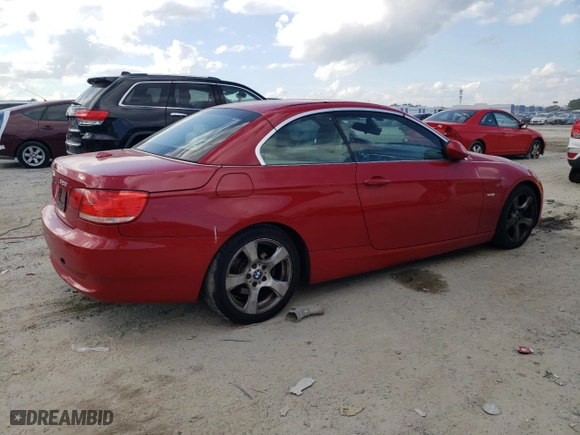 2008 BMW 3 Series 328i with VIN WBAWL13528PX20804, listed as a Copart auction lot 44318845 with 87,163 mi miles and Salvage Title. Bid and sale history available at carsss.com. Image 3.