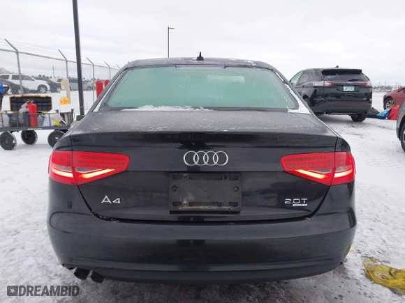 2013 Audi A4 Premium with VIN WAUBFAFL2DN036132, listed as a IAAI auction lot 41344158 with 156,073 mi miles. Bid and sale history available at carsss.com. Image 16.