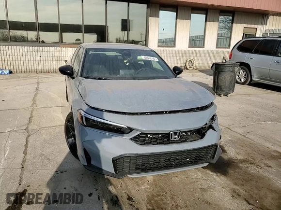 2025 Honda Civic Sedan Hybrid Sport with VIN 2HGFE4F89SH313144, listed as a Copart auction lot 48546145 with 2,542 mi miles and Salvage Title. Bid and sale history available at carsss.com. Image 11.