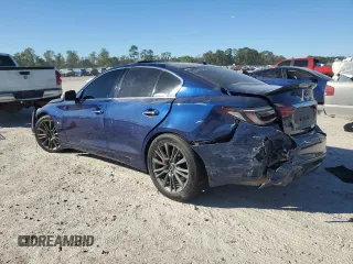 2019 Infiniti Q50 RED SPORT 400 with VIN JN1FV7AP2KM760946, listed as a Copart auction lot 80971704 with 69,882 mi miles and Salvage Title. Bid and sale history available at carsss.com. Image 2.