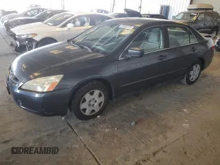 2005 Honda Accord LX с VIN JHMCM56495C007722, выставлен на аукционе Copart как лот 65002375 с пробегом 283 284 миль миль и Списание • Salvage title. История ставок и продаж доступна на DreamBid. Изображение 1.