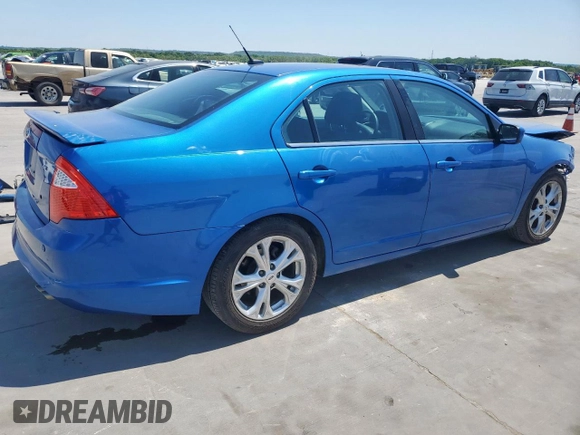 2012 Ford Fusion SE with VIN 3FAHP0HA5CR429222, listed as a Copart auction lot 53366525 with 162,335 mi miles and Salvage title. Bid and sale history available at DreamBid. Image 3.
