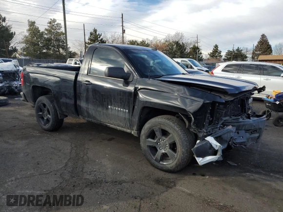 2015 Chevrolet Silverado 1500 Work Truck with VIN 1GCNKPEH2FZ409919, listed as a Copart auction lot 43023445 with 43,647 mi miles and Salvage Title. Bid and sale history available at carsss.com. Image 4.
