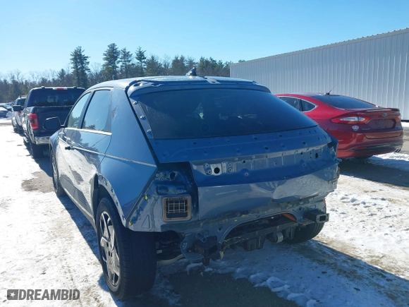 2022 Hyundai IONIQ 5 SE with VIN KM8KMDAF8NU101337, listed as a IAAI auction lot 41389478 with 38,734 mi miles. Bid and sale history available at carsss.com. Image 6.