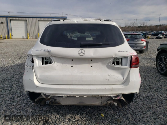 2020 Mercedes-Benz GLC with VIN WDC0G8EBXLF718526, listed as a Copart auction lot 49490685 with 75,023 mi miles and Salvage Title. Bid and sale history available at carsss.com. Image 6.