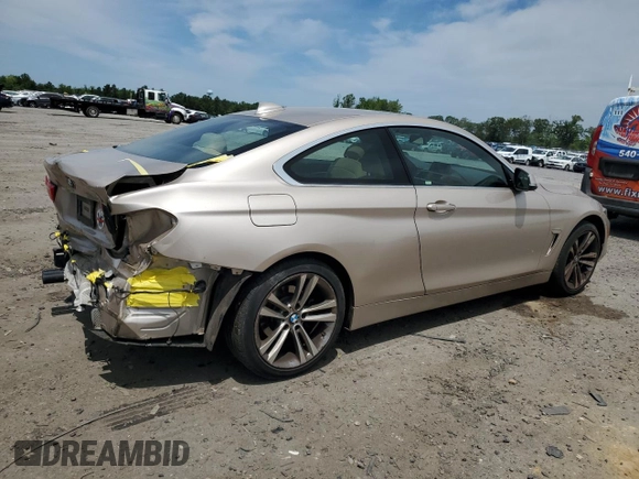 2016 BMW 4 Series 428i z VIN WBA3N3C58GF713076, wystawiony jako Copart lot #57517315 z przebiegiem 38 073 mil mil oraz Szkoda całkowita • Salvage title. Historia ofert i sprzedaży dostępna na DreamBid. Obrazek 3.