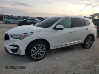 2021 Acura RDX w/Technology Package with VIN 5J8TC1H54ML016458, listed as a Copart auction lot 73889854 with Not Provided miles and Salvage Title. Bid and sale history available at carsss.com. Image 1.