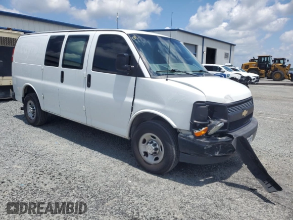2017 Chevrolet Express Cargo with VIN 1GCWGAFF9H1179782, listed as a Copart auction lot 62114635 with 144,530 mi miles and Salvage title. Bid and sale history available at DreamBid. Image 4.