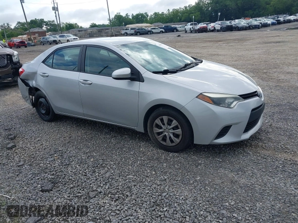 2014 Toyota Corolla L with VIN 2T1BURHE7EC223280, listed as a IAAI auction lot 42505625 with 106,327 mi miles and . Bid and sale history available at DreamBid. Image 1.