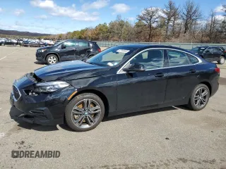 2022 BMW 2 Series 228i xDrive with VIN WBA73AK01N7L23445, listed as a Copart auction lot 47746645 with 25,483 mi miles and Salvage Title. Bid and sale history available at carsss.com. Image 1.