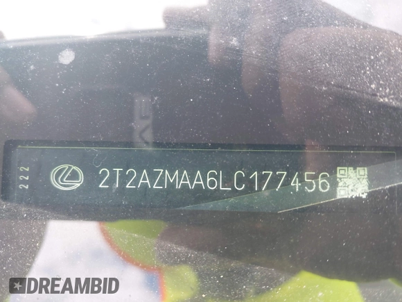 2020 Lexus RX 350 z VIN 2T2AZMAA6LC177456, wystawiony jako IAAI lot #41940824 z przebiegiem 55 993 mil mil oraz . Historia ofert i sprzedaży dostępna na DreamBid. Obrazek 9.