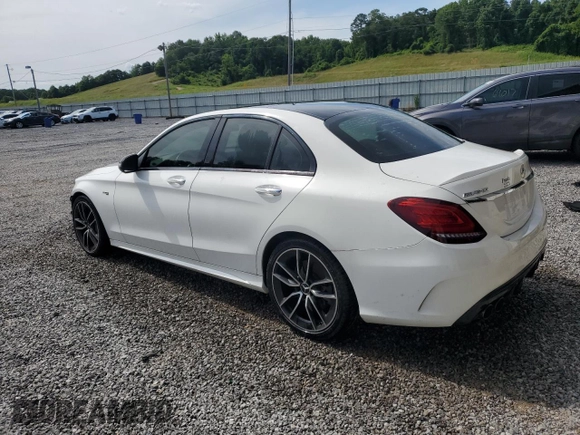 2019 Mercedes-Benz C 43 AMG with VIN 55SWF6EB5KU304210, listed as a Copart auction lot 57812795 with 48,925 mi miles and Clean title. Bid and sale history available at DreamBid. Image 2.