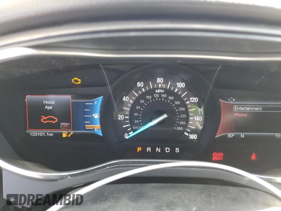 2017 Ford Fusion SE with VIN 3FA6P0HD5HR320090, listed as a Copart auction lot 48362185 with 133,101 mi miles and Salvage Title. Bid and sale history available at carsss.com. Image 9.