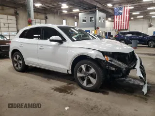 2023 Audi Q5 Premium with VIN WA1ABAFY5P2080454, listed as a Copart auction lot 86374214 with 13,536 mi miles and Salvage Title. Bid and sale history available at carsss.com. Image 4.