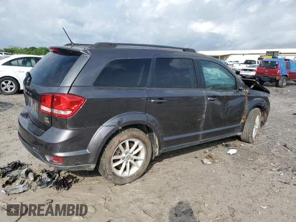 2017 Dodge Journey SXT with VIN 3C4PDCBG2HT533772, listed as a Copart auction lot 54729535 with 160,376 mi miles and Salvage title. Bid and sale history available at DreamBid. Image 3.