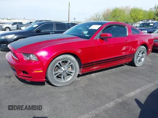 2013 Ford Mustang V6 with VIN 1ZVBP8AM1D5246288, listed as a IAAI auction lot 42024934 with 141,791 mi miles. Bid and sale history available at carsss.com. Image 18.