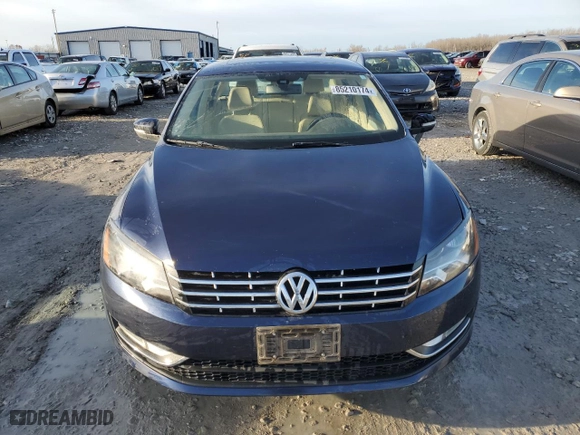 2013 Volkswagen Passat TDI SE with VIN 1VWBN7A32DC122579, listed as a Copart auction lot 85210174 with 164,495 mi miles and Salvage Title. Bid and sale history available at carsss.com. Image 5.