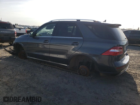 2013 Mercedes-Benz M 350 with VIN 4JGDA5JB6DA144983, listed as a Copart auction lot 48931215 with Not Provided miles and Salvage Title. Bid and sale history available at DreamBid. Image 2.