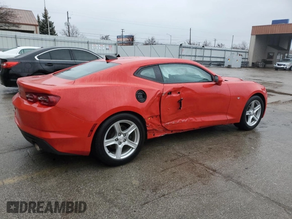 2020 Chevrolet Camaro 1LT with VIN 1G1FB1RS7L0124598, listed as a Copart auction lot 47083965 with 38,426 mi miles and Salvage Title. Bid and sale history available at DreamBid. Image 3.