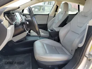 2016 Tesla Model S 90D with VIN 5YJSA1E25GF142104, listed as a Copart auction lot 50874815 with 84,917 mi miles and Salvage Title. Bid and sale history available at DreamBid. Image 7.