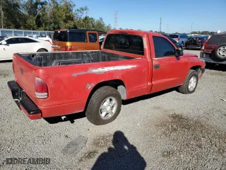 1997 Dodge Dakota "S" with VIN 1B7FL26Y9VS164210, listed as a Copart auction lot 87233344 with 0 mi miles and Salvage Title. Bid and sale history available at carsss.com. Image 3.